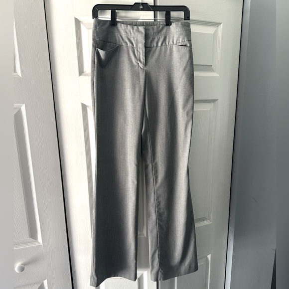 Pants - Express Editor grey trouser pant